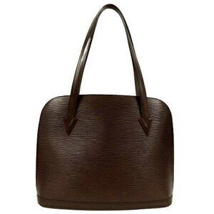 Louis Vuitton Lussack Handbag Tote Bag Leather Epi Brown